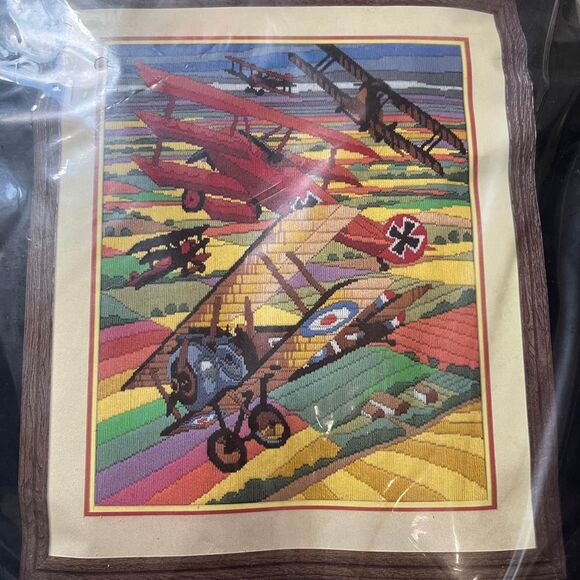 NIP Horizons Monarch Aviation Aerial Circus Airplanes Stitch Needlework Craft - Picture 2 of 6